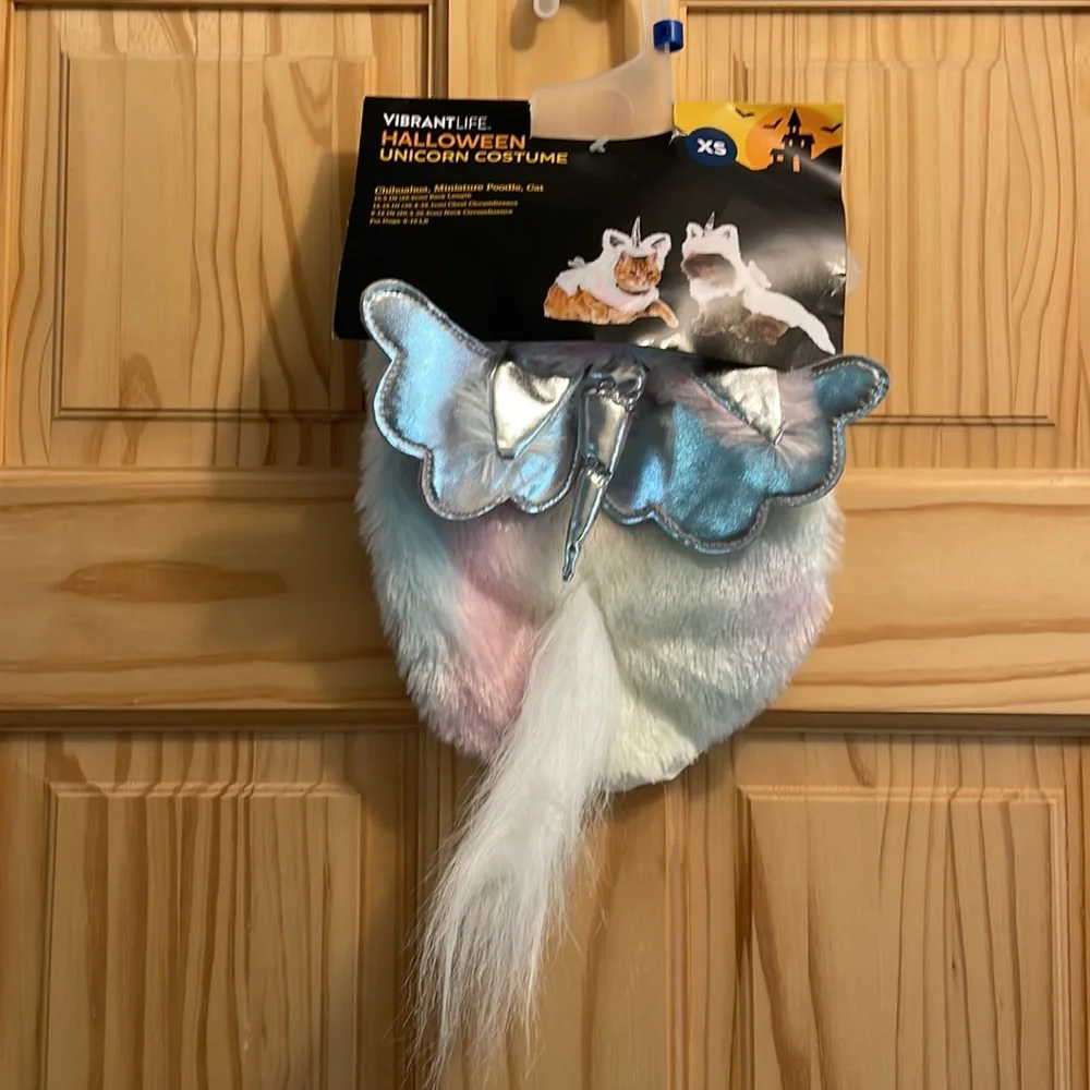 UNICORN Halloween Dog Cat Pet Costume - Size XS X Small Vibrant Life NEW